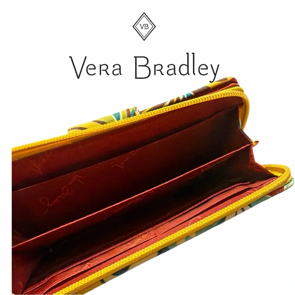 Vera Bradley Provençal Pattern Turn Lock‎ Wallet